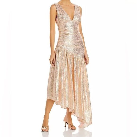RAMY BROOK ASYMMETRIC DRESS - Picture 1 of 11
